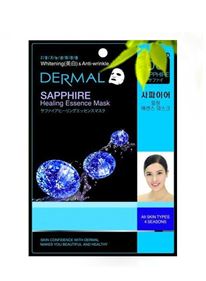 [DERMAL] Маска д/лица ткан. антивозрастная #03 САПФИР Sapphire Healing Essence Mask, 28 гр