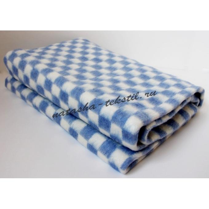 Одеяло детское байковое Ермошка 140х100 синее