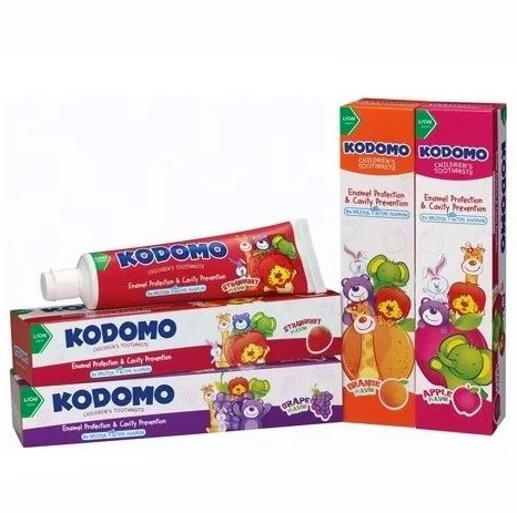 LION KODOMO Детская зубная паста  80гр..