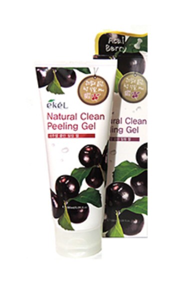 Ekel cosmetics EKEL Natural Clean Peeling Gel(Acai Berry) Пилинг с экстрактом ягод асаи 180ml