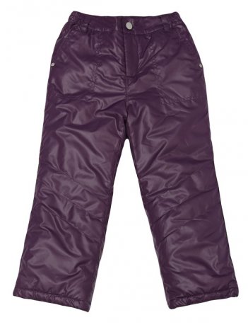 Фиолетовые брюки на флисе для мальчика