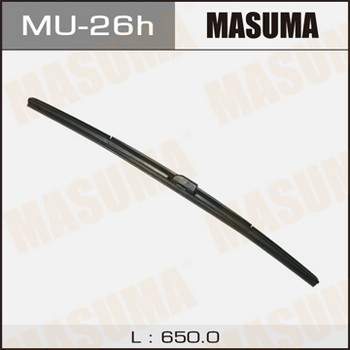 Дворник MASUMA 26&#039;   гибридный, крюк   (650мм)  боковое крепление            (1/10/50)