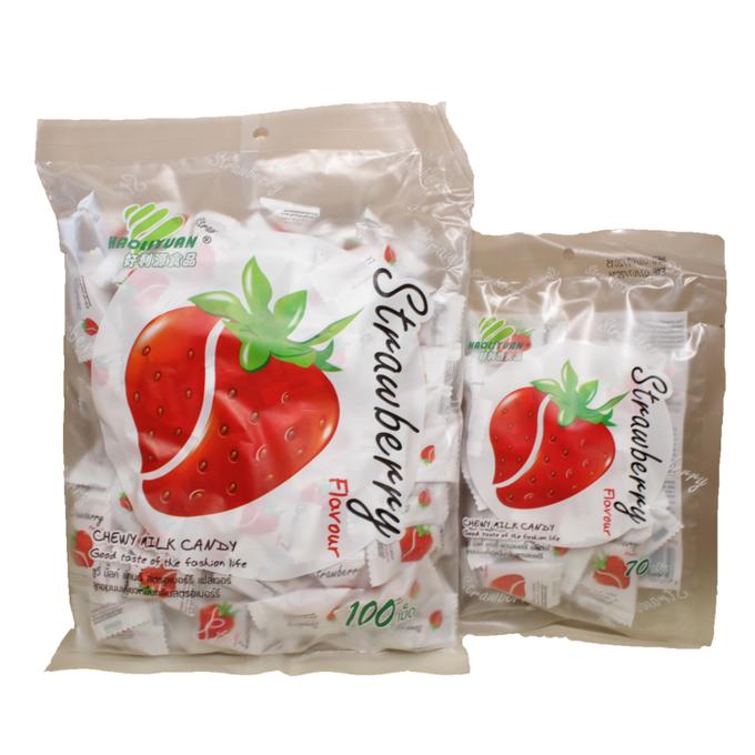 Конфеты молочные Chewy Milk Cendy Strawberry Flavour45гр