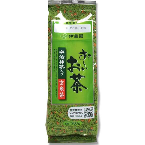 Зелёный чай с рисом Генмайча Oi Ocha 200g