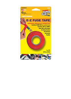 Силиконовая лента E-Z Fuse, красная, 3 м. E-Z Fuse Tape, Red 10ft 2.54in x 3.05m (Super Glue)