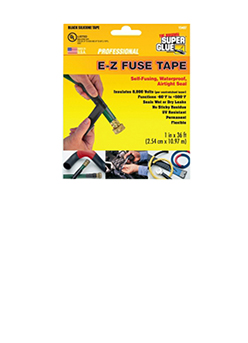 Силиконовая лента E-Z Fuse, черная, 11 м. E-Z Fuse Tape, Black 36ft 2.54in x 10.97m