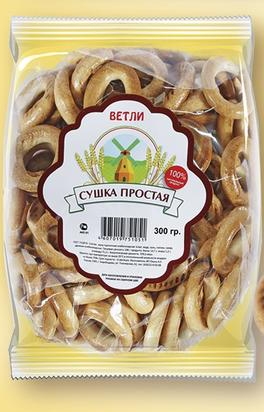 Сушка ПРОСТАЯ 250гр*8шт ВЕТЛИ, , шт