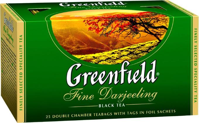 Чай в пакетиках greenfield черный 100. Чай Гринфилд зеленый 25 пакетиков. Чай Гринфилд черный 25 пакетиков. Чай Гринфилд Дарджилинг 25х2г (15). Чай Гринфилд 25 пакетиков.