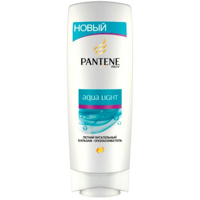 PANTENE Легкий питательный и укрепляющий бальзам-ополаскиватель Aqua Light д\тонк\скл.к жир.в 200мл