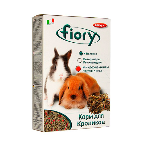 FIORY корм для кроликов Pellettato гранулированный  850 г