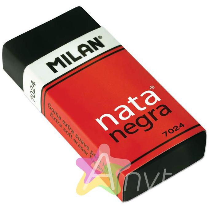 Ластик &quot;Nata Negra 7024&quot;, прямоугольный, пластик, картонный держатель, 50*23*10мм: CPM7024CF штр.: 8414034070243
