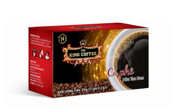 Кing coffeе - Pure black instant coffee - короб 15 саше Растворимый
