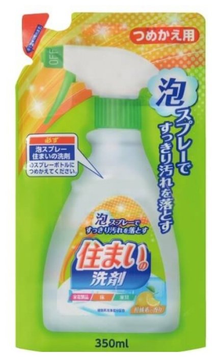 822641 &quot;Nihon Detergent&quot; Чистящее средство для мебели, электроприборов и пола, 350 мл. (запасной блок), 1/24