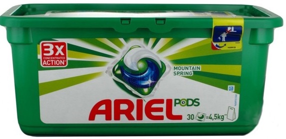 ARIEL Авт Гель СМС жидк. в растворимых капсулах Liquid Capsules Горный родник 30X28.8г