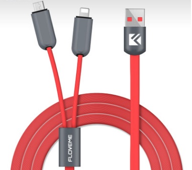 USB-кабель FLOVEME 2в1 Android+Apple