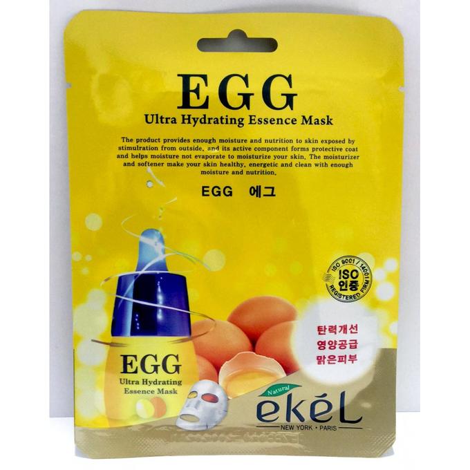 Ekel cosmetics EKEL EGG Ultra Hydrating Essence Mask Маска Экстрактом Яйца для сужения пор