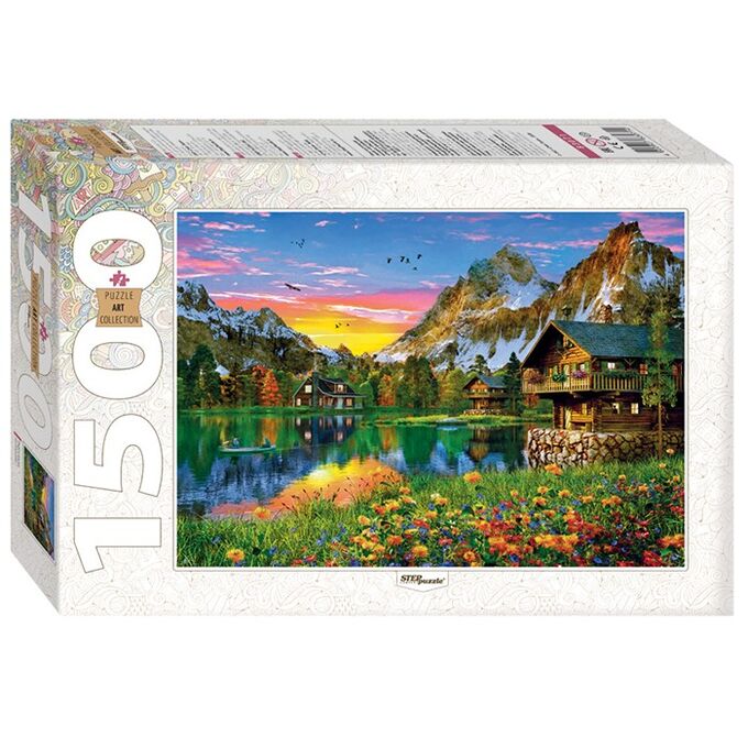 STEP PUZZLE Пазл 1500 Озеро в Альпах 83071 Степ /9/