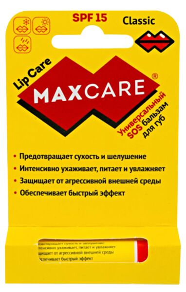 Бальзам д/губ MAXCARE Классика 4,2г /264/ 39/1