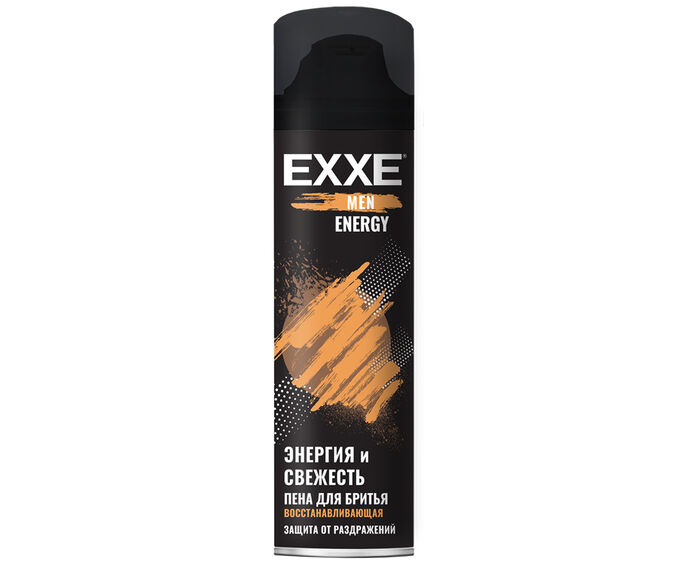 EXXE MEN пена для бритья Восстанавливающая ENERGY, 200 мл