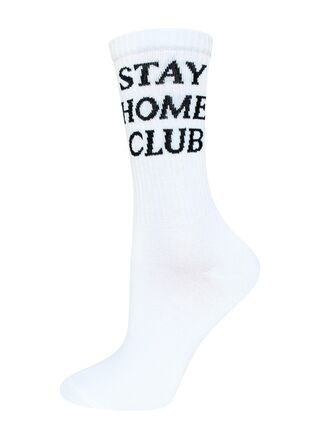 Носки Жен. 1336 ACTIVE 366 надпись &quot; STAY HOME CLUB&quot;