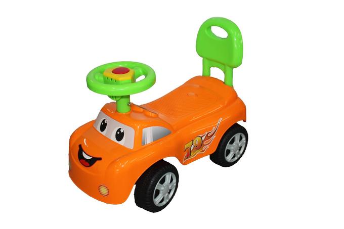 Автомобиль для катания детей (толокар) 618В (синий, оранжевый)