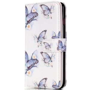 Бабочки. Чехол книжка с рисунком на телефон Samsung Galaxy