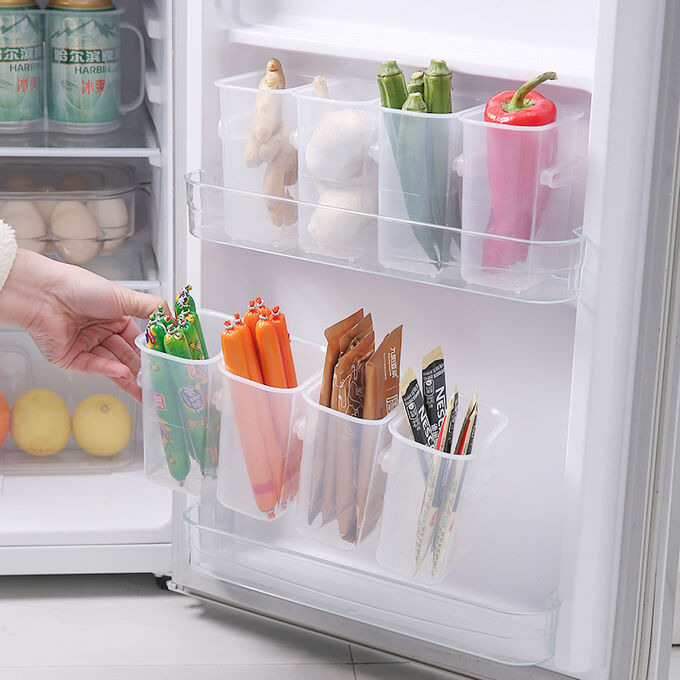 Органайзер для хранения продуктов в холодильник, прозрачный