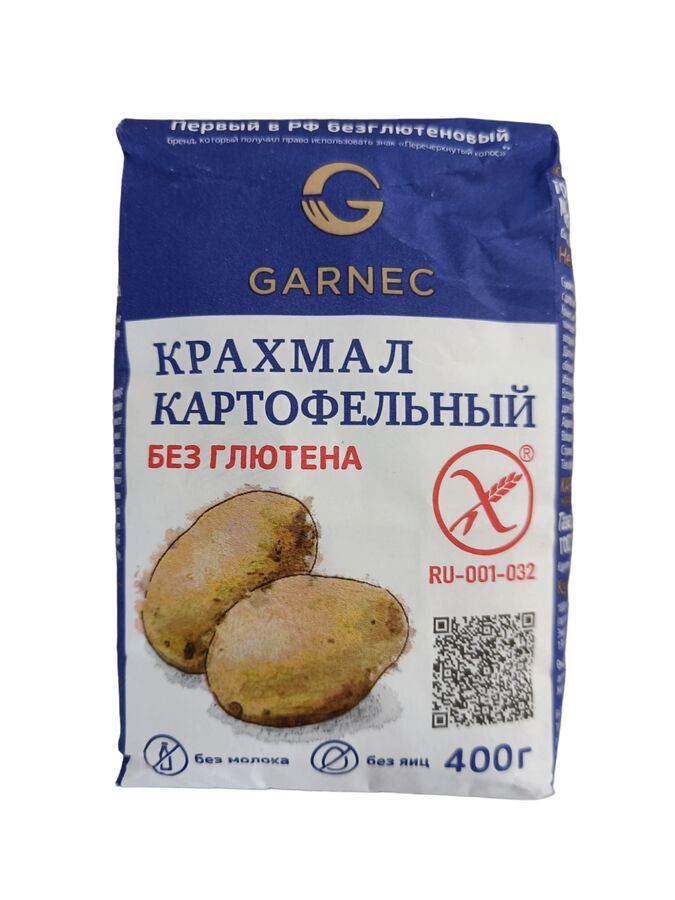 Garnec Крахмал картофельный без глютена, 400гр