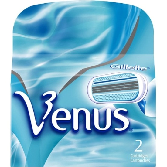Кассеты бритвенные (сменные лезвия) для станка Gillette Venus, 2 шт