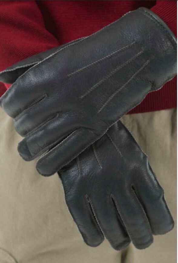 PARAJUMPERS Перчатки SHEARLING GLOVES - ЧЕРНЫЕ