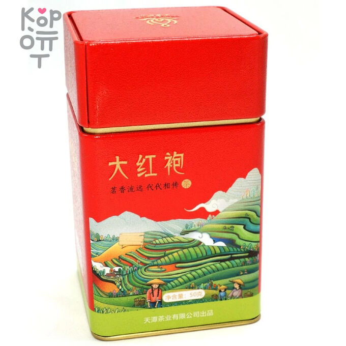 Чай Tiantan Tea - Черный чай Улун Да Хун Пао, 50гр.