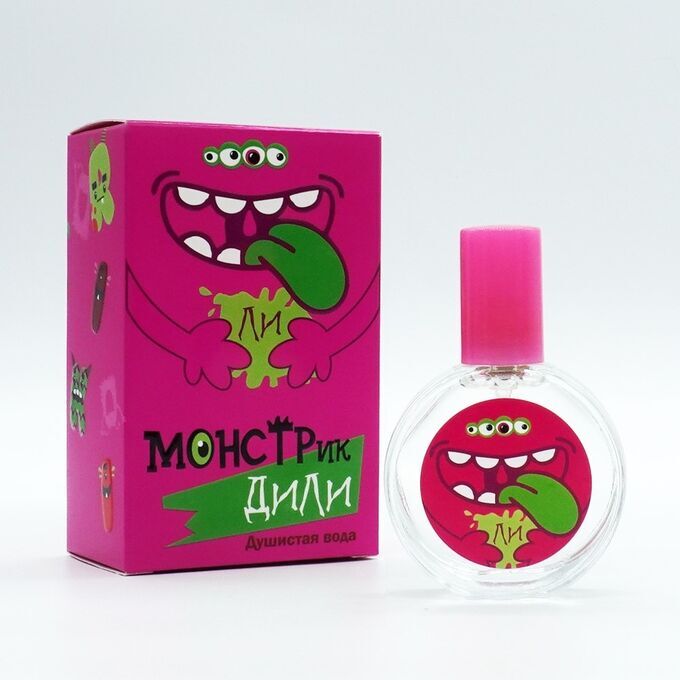 Бренд от Зуец Parli Cosmetics ДиЛиМонстрик Детская душистая вода  Ли  (Клубника), 23 мл