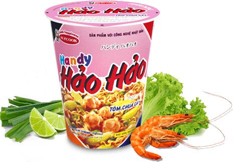 ACECOOK Лапша «HAO HAO» со вкусом креветки, 67 гр. в стаканчике