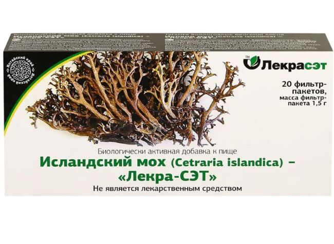 Русские корни Исландский мох от кашля в фильтр-пакетах