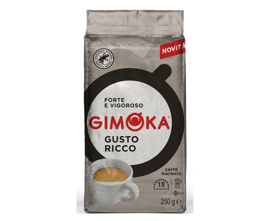 Кофе Gimoka Gusto Ricco 250гр. молот. вак/уп