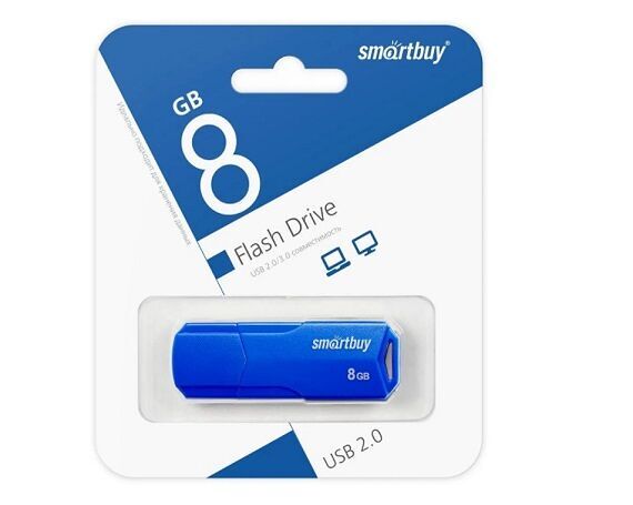 USB Flash SmartBuy CLUE 8GB синий, SB8GBCLU-BU
