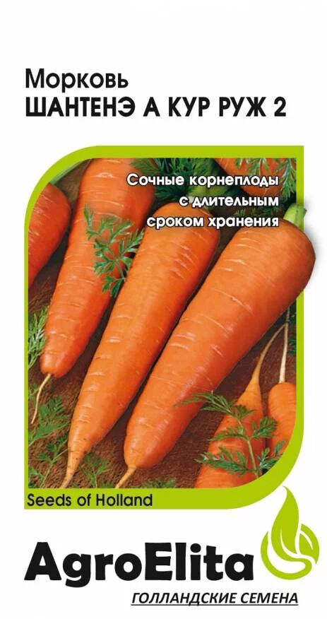 Agroelita Морковь Шантенэ А Кур Руж 2 1,0 г А/э