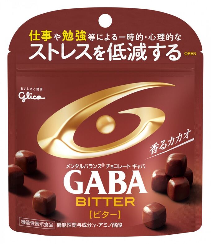 Glico GABA Шоколад горький 51гр., 120шт., Арт-09803