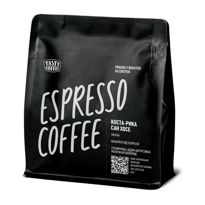 Tasty Coffee Коста-Рика Сан Хосе мытый кофе