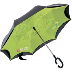 Зонт-трость обратного сложения