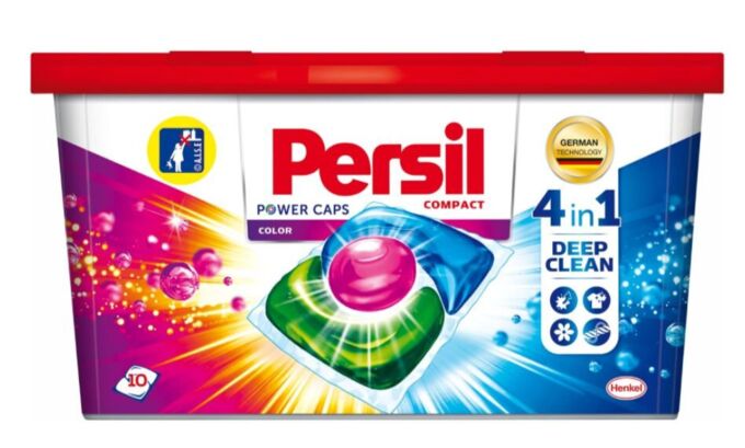 Капсулы для стирки Персил, Power Caps Color 4+1, 10 шт Капсулы для стирки Persil, Power Caps Color 4+1, 10 шт