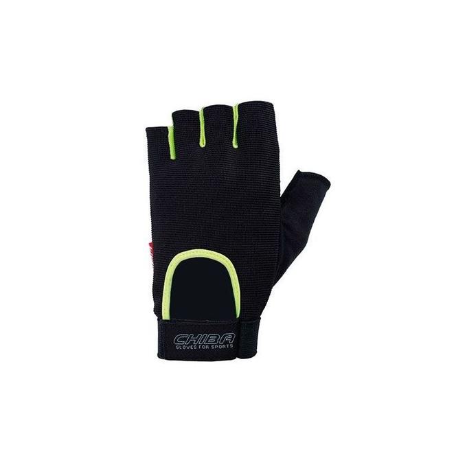 Мужские перчатки CHIBA ALLROUND LINE FIT (40416)-цвет черный/неон