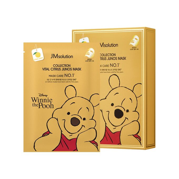 JMsolution JM Solution Disney Collection Vital Citrus Junos Mask Тканевая маска для лица с юдзу 30мл