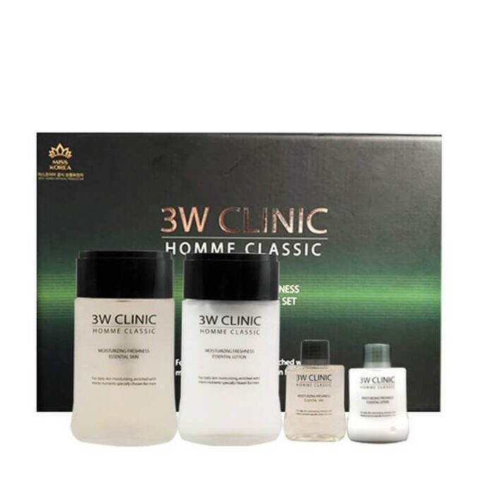 3W Clinic 3W Набор мужской &quot;Homme Classic Moisturizing Freshness Essential Skin Care&quot;