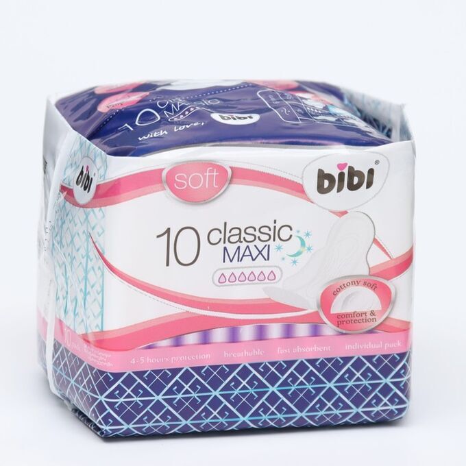 Прокладки «BiBi» Classic Maxi soft, 10 шт.