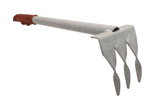 Мотыжка-грабли3-х зуб металлик витые с ручкой ГВ-3м