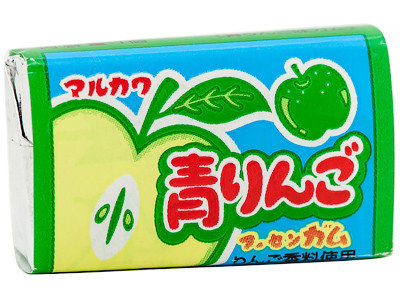 Жевательная резинка Marukawa&quot; со вкусом зеленого яблока, 5,5г