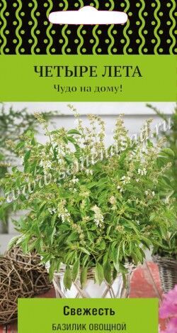Русский огород Базилик овощной Свежесть 0,1г (Четыре лета) Поиск