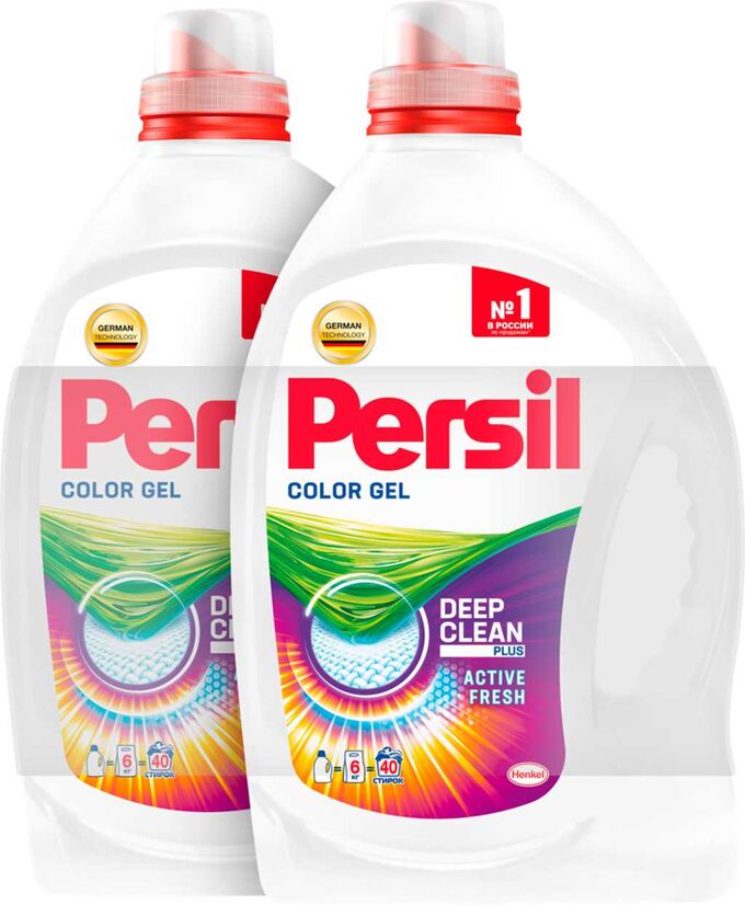PERSIL / ПЕРСИЛ Гель для стирки Колор/2х2600 | Гели для стирки белья ...