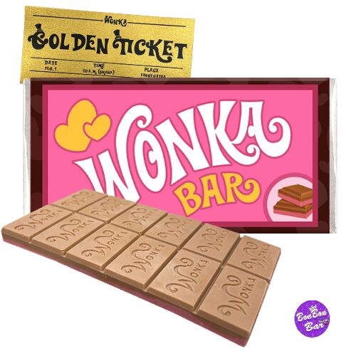 Wonka Bar White Ruby 150g - Шоколад Вонка. Бело-рубиновый шоколад